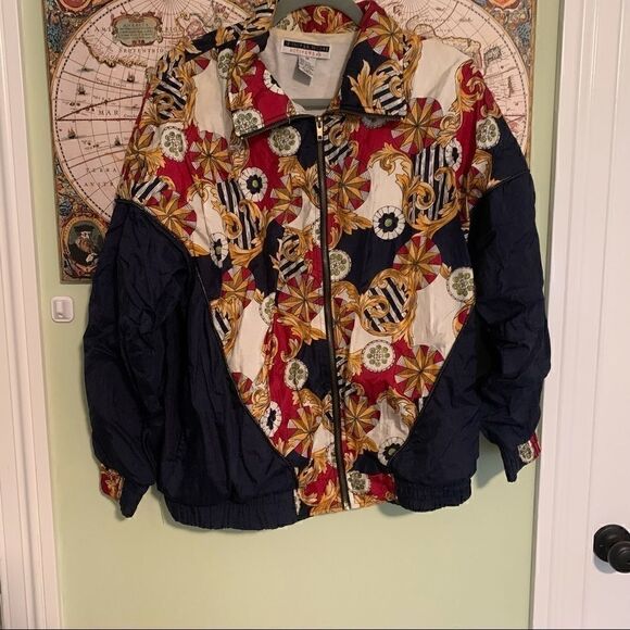 Vintage Printed Track Jacket  - Picture 1 of 11